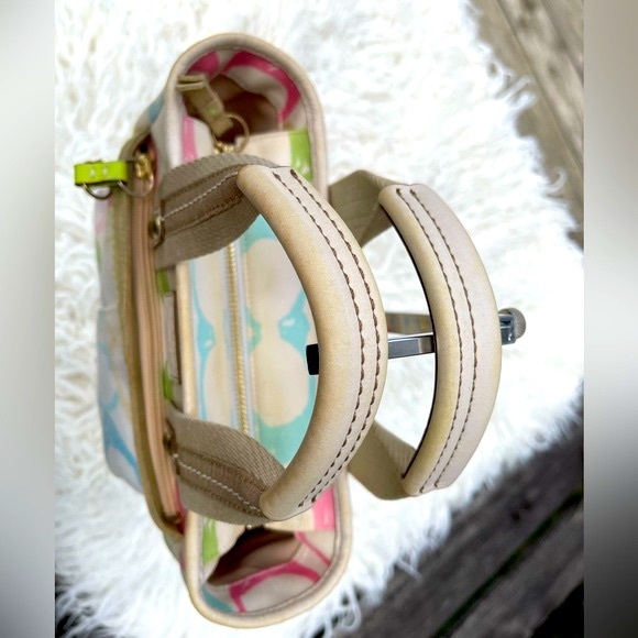 Coach Mini Scribble Tote with Charms - Picture 10 of 17